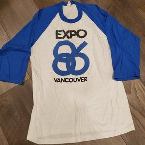 Expo 86 Vancouver Baseball TShirt XL